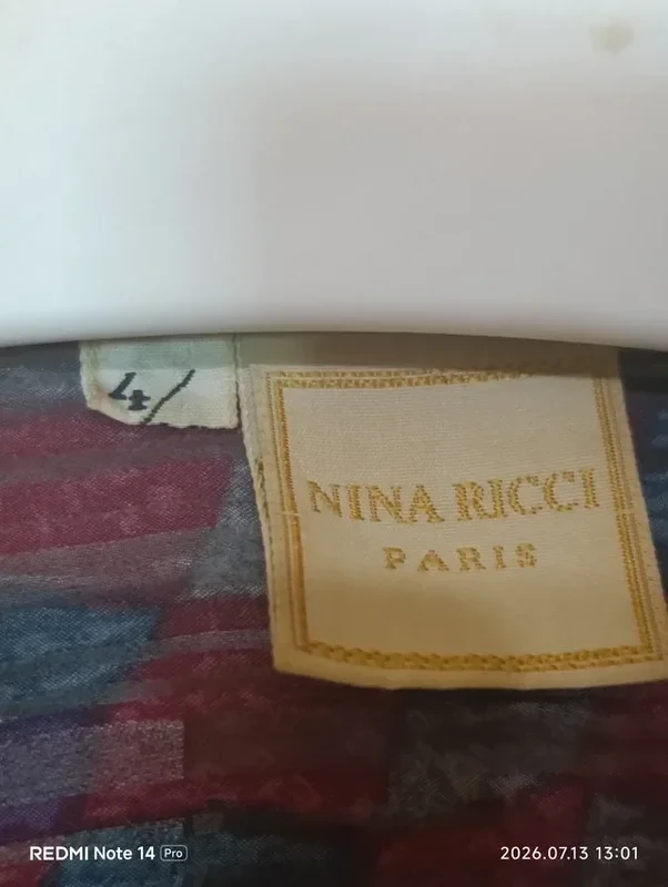 Blusa camisa vintage Nina Ricci R836 – photo 5